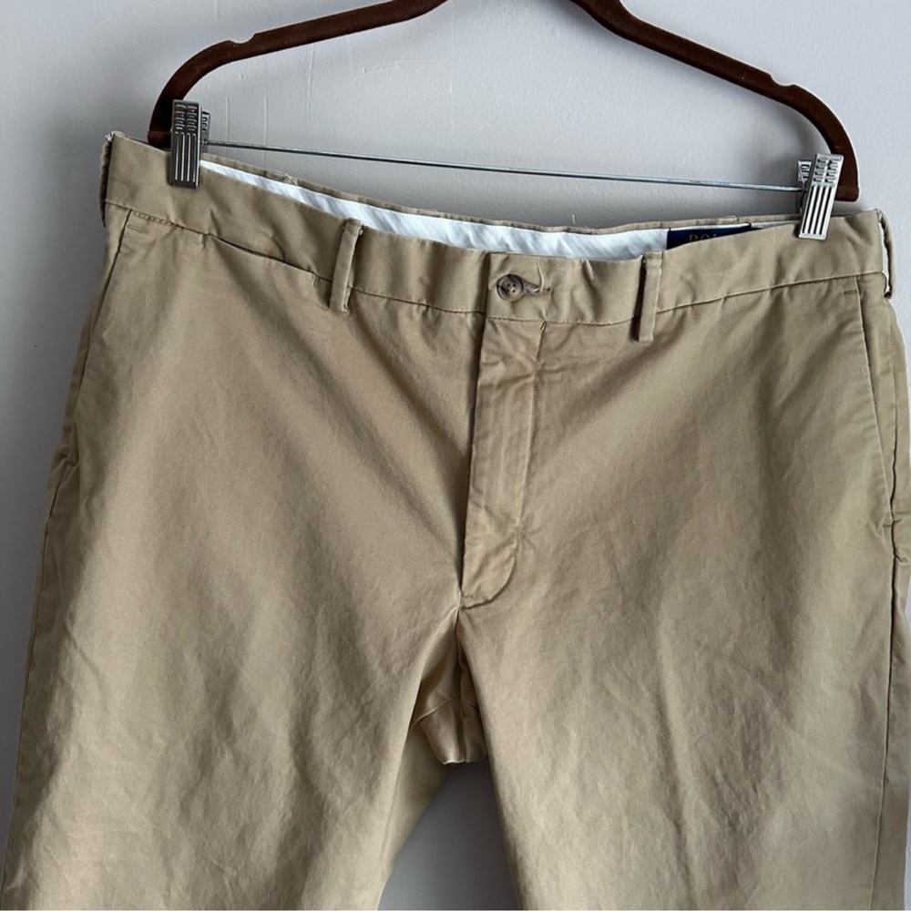 POLO RALPH LAUREN KHAKI COLOR STRAIGHT
STRETCH FIT CHINO PANTS 38/30
